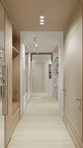 narrow hallway
