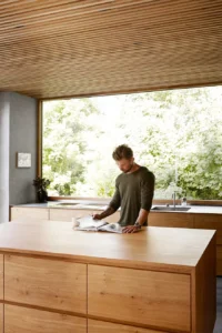 Danish architect and developer Tommy Rand built a house for himself and his family. 