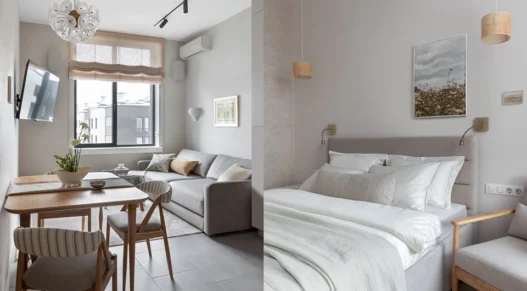 This 67 m² Apartment Proves Gray Can Be the Coziest Color