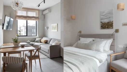 This 67 m² Apartment Proves Gray Can Be the Coziest Color